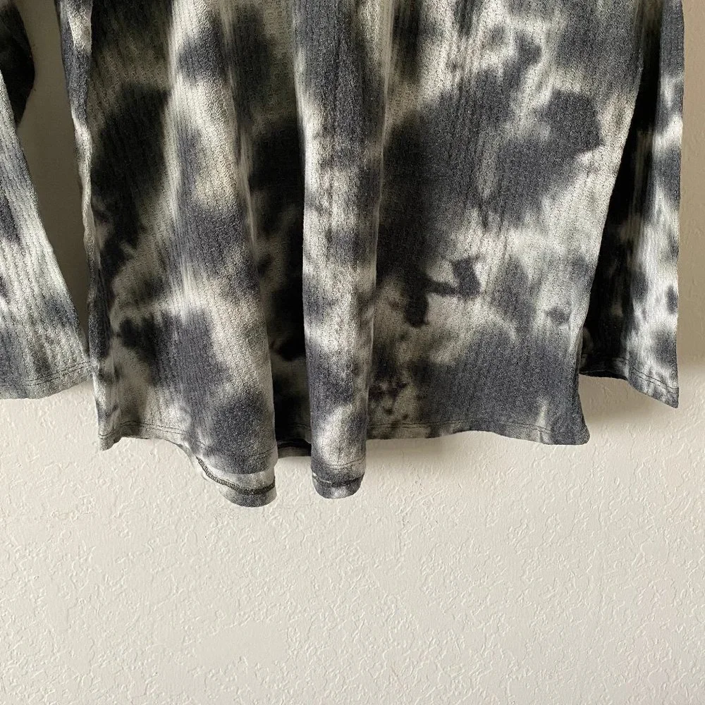 Torrid Womens Sweater Tie Dye Waffle Knit Plus Size 2 Scoop Neck Long Sleeve - Picture 5 of 14